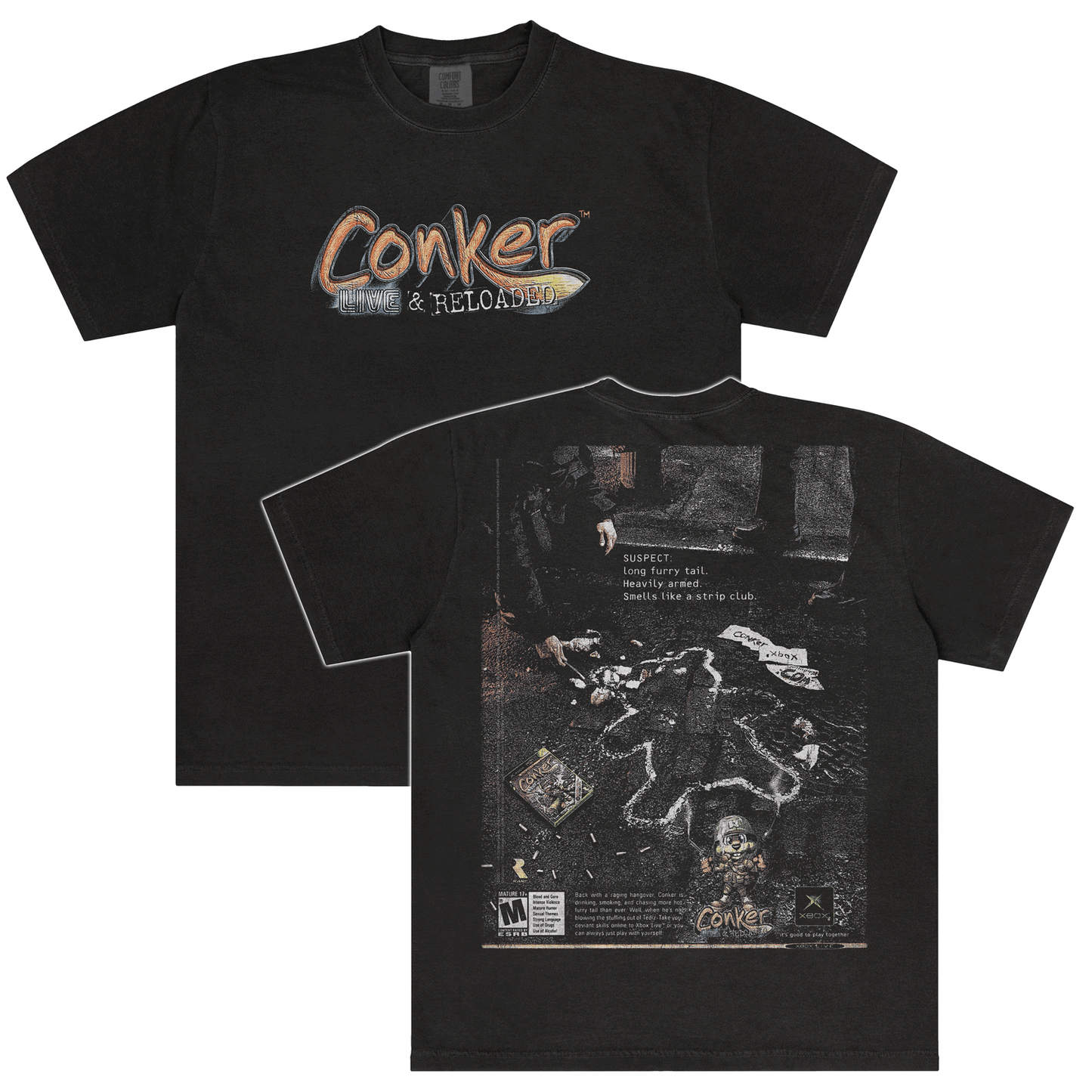 Conkers Live and Reloaded - poster tee